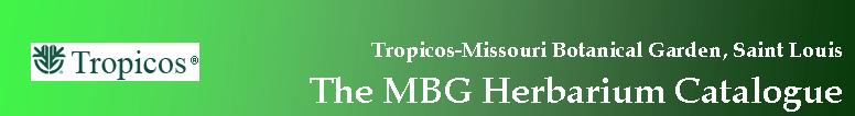 Tropicos-Missouri Botanical Garden, Saint Louis - The MBG Herbarium Catalogue - USA